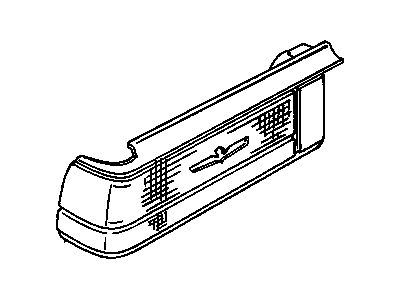 GM 16504416 Lens,Rear Combination Lamp