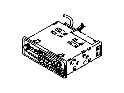 GM 30010113 Radio Assembly, Amplitude Modulation/Frequency Modulation Stereo & Clock & Tape Player