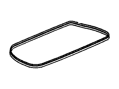 2002 Chevrolet Corvette Weather Strip - 10255033