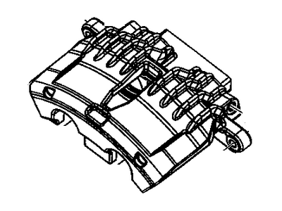 2000 Cadillac Deville Brake Calipers - 18040087
