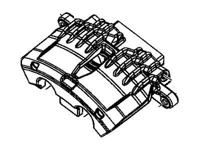 GM 88967106 Caliper,Rear Brake