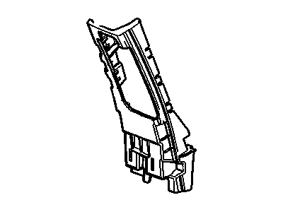 GM 25949835 Reinforcement Assembly, Passenger Seat Shoulder Belt Guide *Light Ttnum