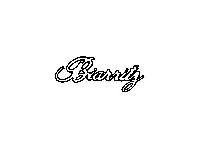 1990 Cadillac Eldorado Emblem - 12397335