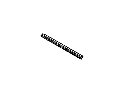 GM 20635603 Molding Assembly, Reveal Front Door Window At Belt *Black