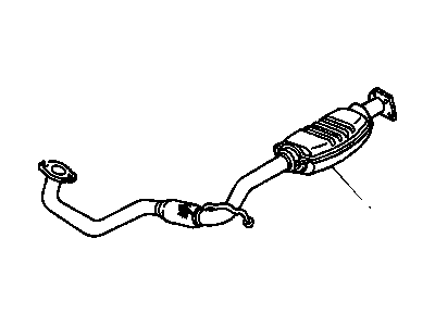 1995 Oldsmobile Cutlass Catalytic Converter - 25161857