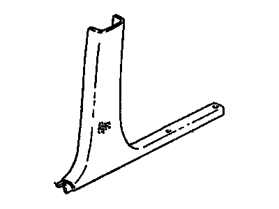 GM 10445753 Panel Assembly, Center Pillar Lower Trim *Gray