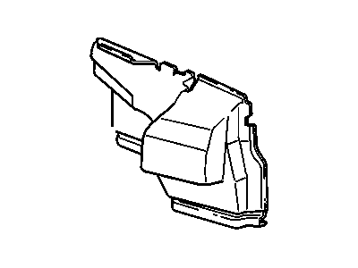 GM 25680676 Trim, Rear Compartment Side