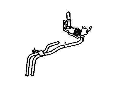 Pontiac Vibe Brake Booster Vacuum Hose - 19185661