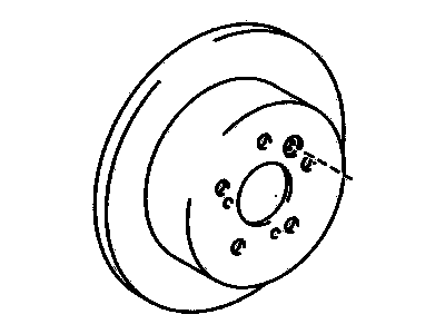 GM 88974262 Front Brake Rotor