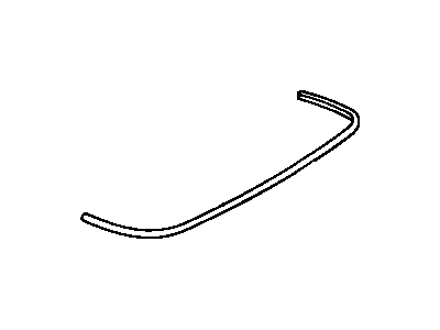GM 10239966 Molding Assembly, Rear Bumper Fascia *Black(Outr)