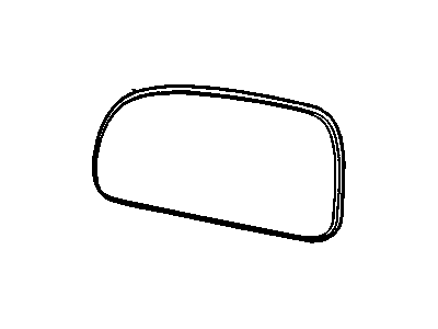 GM 88980572 Mirror,Outside Rear View (Reflector Glass Only), Cvx. (RH)