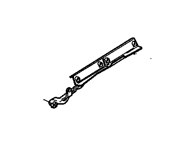 GM 12362982 Rail,Folding Top Front Side RH