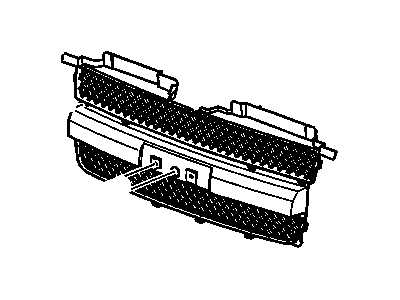 GM 15134119 Grille, Radiator