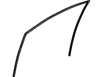 2010 Pontiac Vibe Door Seal - 19184165
