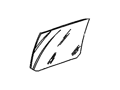 GM 90563885 Window,Rear Side Door