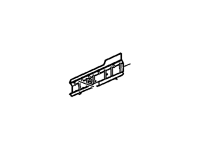 GM 22923385 Rail Assembly, Front Compartment Inner Side