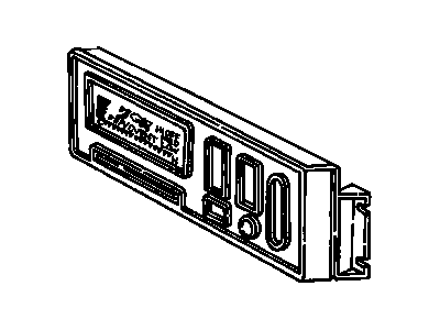 GM 16074394 Housing,Heater & A/C