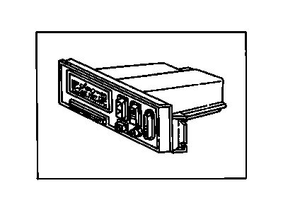 GM 19151947 Heater & Air Conditioner Control Assembly (Remanufacture)