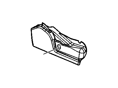 GM 12549807 Cover,Pendulum Seat