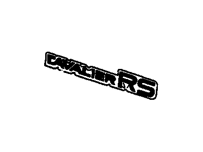 1992 Chevrolet Cavalier Emblem - 22572188