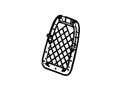 96839626 GM Panel,Driver Seat Back Finish Illustration 1 of 1