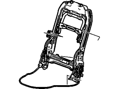 GM 96839577 Frame,Driver Seat Back