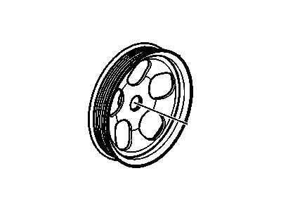 GM 12597211 Pulley, P/S Pump