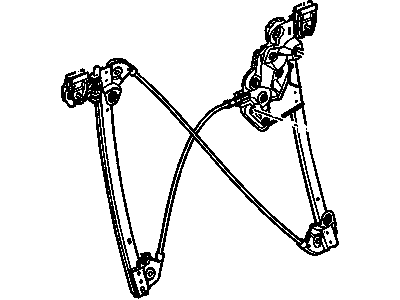 2003 Cadillac CTS Window Regulator - 15775228