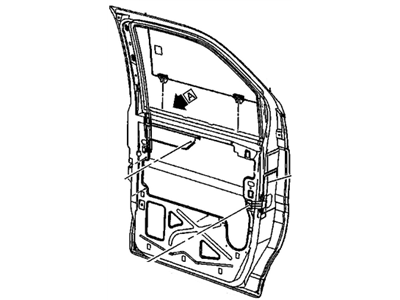 Chevrolet Express Window Channel - 15981974