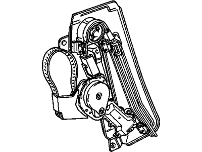 GM 20170272 GEAR, Door Window Regulator