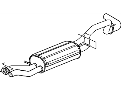 2000 Chevrolet Suburban Exhaust Pipe - 88983201