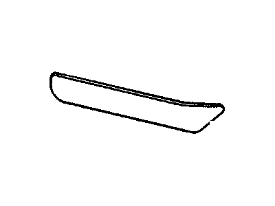 25619810 GM Deflector, Rear Side Door Lower Water Illustration 1 of 1