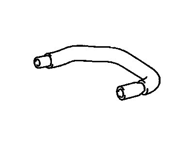 Pontiac Vibe Crankcase Breather Hose - 19185542