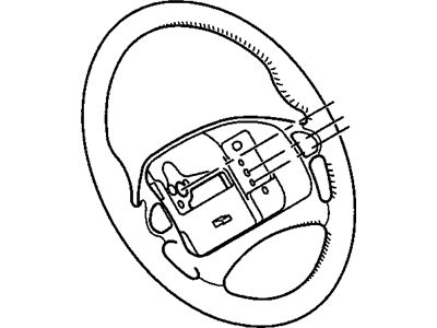 2000 Pontiac Firebird Steering Wheel - 16823672