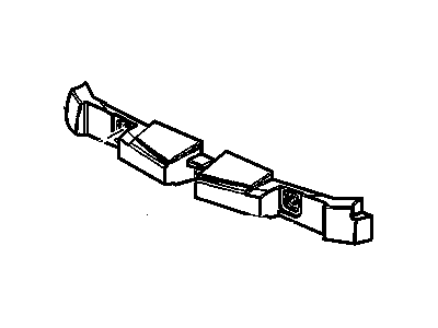 GM 10354981 Absorber, Front Bumper Fascia Energy