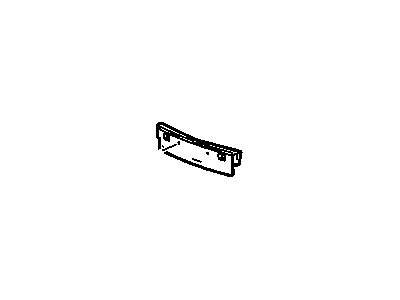 GM 10376171 Frame Pkg, Front License Plate