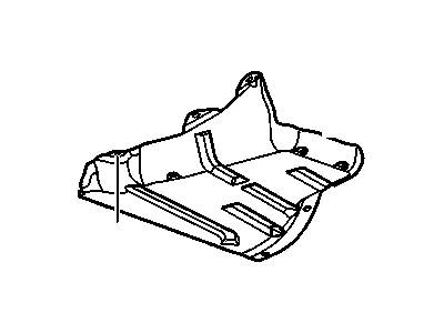 2003 Chevrolet Corvette Fuel Tank Strap - 10410938