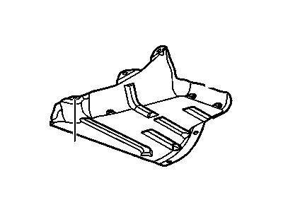 GM 10410938 Strap, Fuel Tank Shield