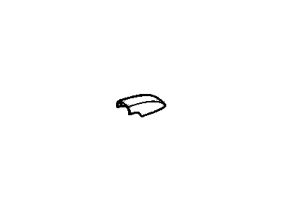 GM 10314411 Cover, Luggage Carrier Side Rail Front Finish 10314411 GM Cover, Luggage Carrier Side Rail Front Finish Illustration 1 of 1