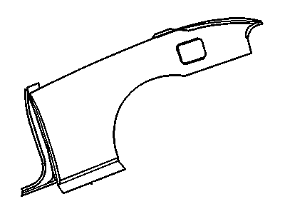 GM 19120656 Panel Asm,Quarter Outer (LH)