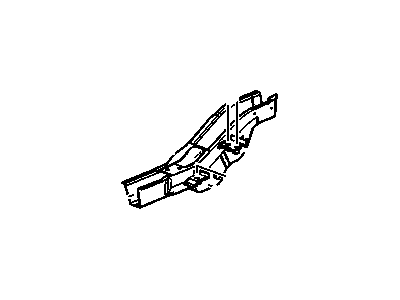 GM 19210689 Rail Asm,Underbody Rear Side Front (LH)