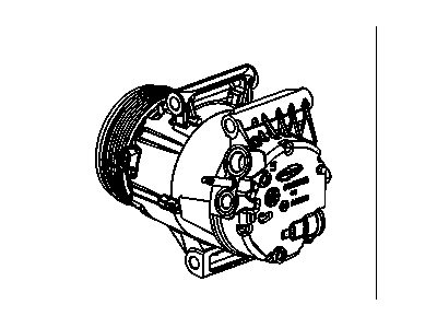 2005 Chevrolet Impala A/C Compressor - 89019333