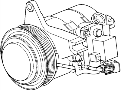 GM 21992588 Air Conditioner Compressor