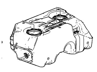 GM 23350611 Tank, Fuel