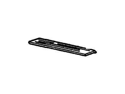 GM 10182567 Plate - Front Side Door Sill Trim *Black