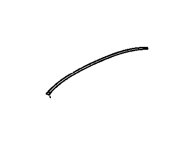 GM 15901838 Molding Assembly, Roof Panel Quarter Reveal *Black