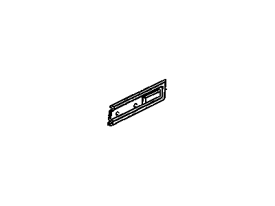 GM 25510131 MOLDING,F/FDR LWR FRT