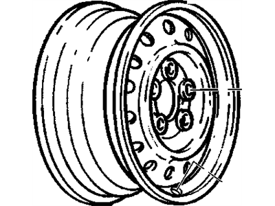 GMC Syclone Spare Wheel - 9592015