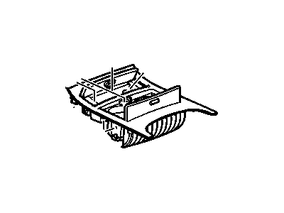 GM 23460350 Plate Assembly, Front Floor Console Accessory Trim *Solitare