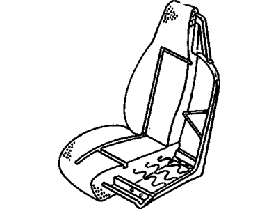 GM 12516754 PAD, Front Seat Back